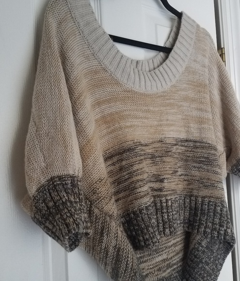 Raisey cropped slouchy sweater, sz M - Picture 1 of 4
